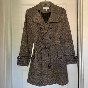 RELATIVITY - Fall Wool Blend Pea Coat